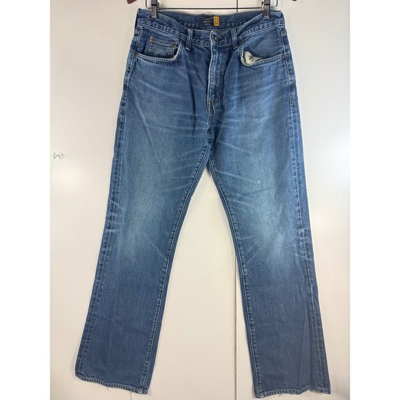 J.Crew Bootcut Jeans Classic Wash Denim Everyday Casual Style Size 33x34 - Picture 1 of 14